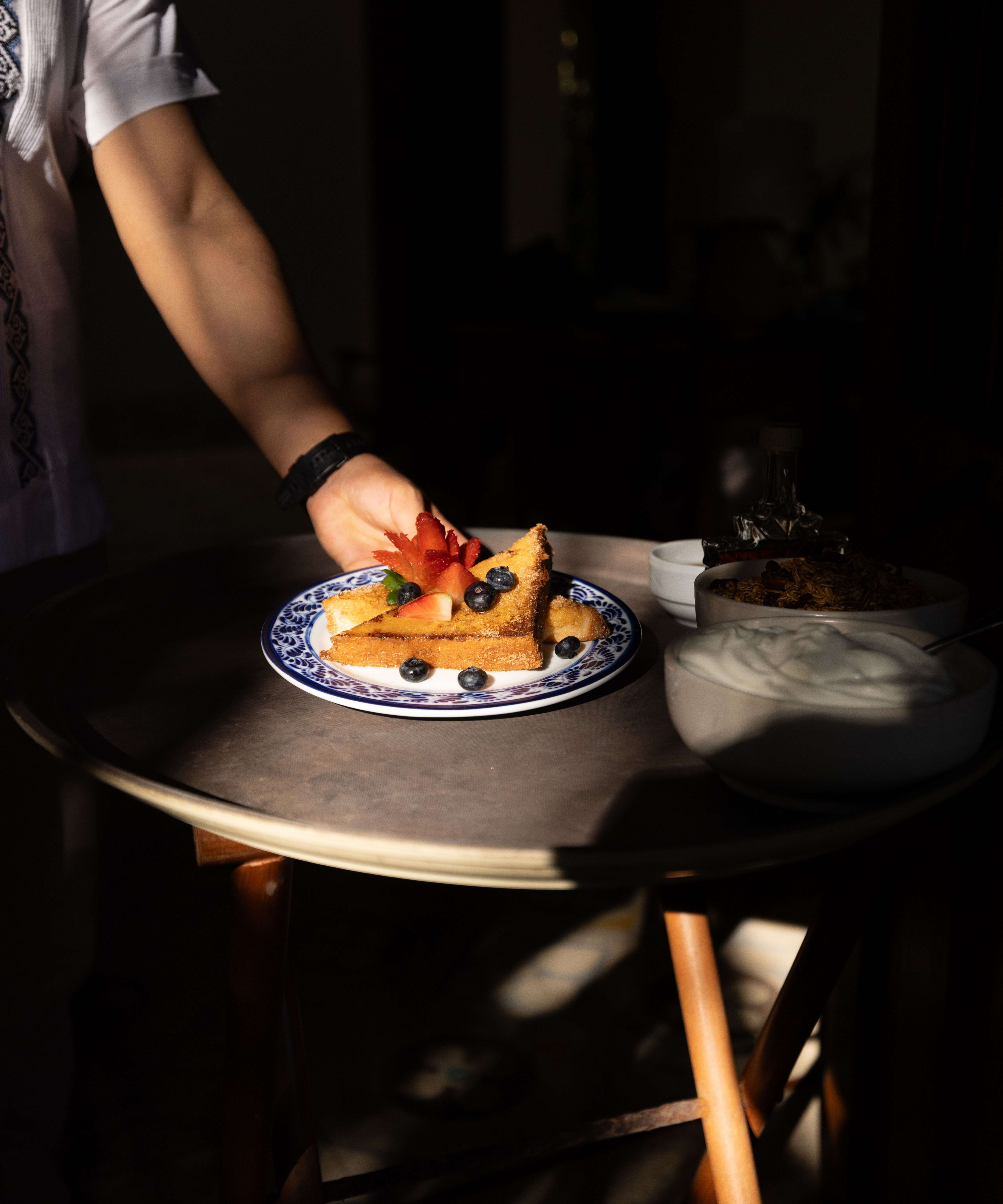 Hacienda Chekul breakfast